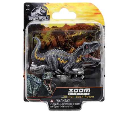 Jurassic World Zoom Riders Clash Edition Indoraptor Pull-Back Car
