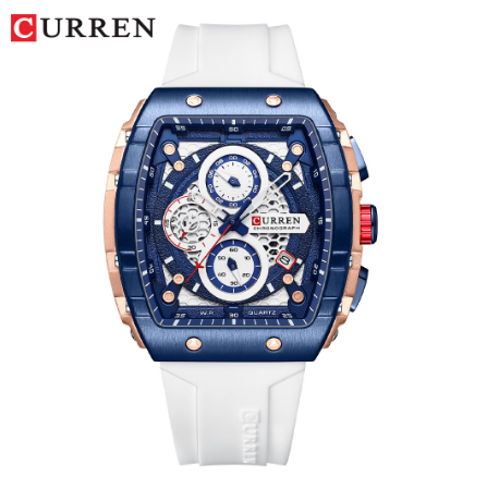 CURREN Original Brand Men's Watch Multifunctional Timing Luminous Fashion Business Sports Quartz Waterproof 8442 X M2