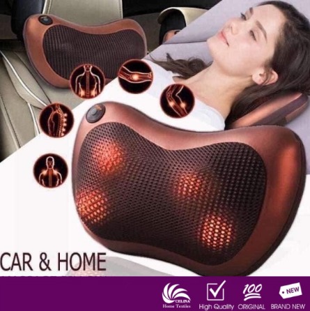 Multifunctional Car And Home Pillow Massager Machine for Body Neck Back Massage