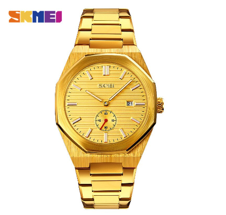 Skmei Watch for Men Casual Quartz Men Watches Top Brand Luxury Stainless Steel Strap Date Time Waterproof Wristwatch Clock 9262 M1