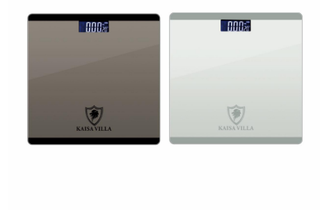 KAISA VILLA Digital Glass Personal Human Weighing Scale