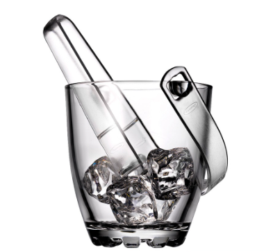 Pasabahce Sylvana Ice Bucket with Tong (53628)