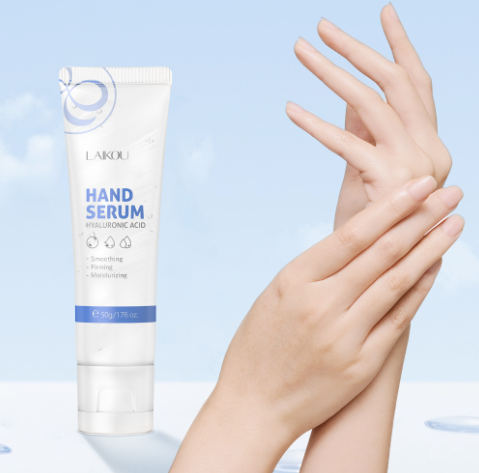 LAIKOU Hyaluronic Acid Hand Serum Repairing Wrinkle Moisturizing Hand Cream 50ML