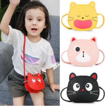 Lovely kids Bag Cute Cartoon Kids Shoulder Bag Small Coin Purses Handbags Animals Shoulder Bags Mini Bag