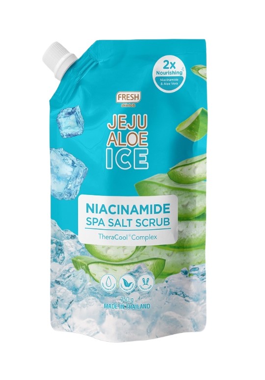 Fresh Skinlab Jeju Aloe Ice Niacinamide Spa Salt Scrub 350g