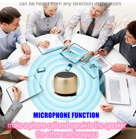 Mini Bluetooth Speaker Portable Speaker Subwoofer Wireless Speaker Bass TWS Metal Stereo Music Player