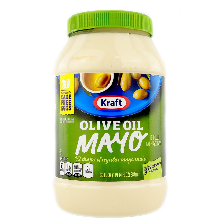 Kraft Olive Oil Mayonnaise 887mL