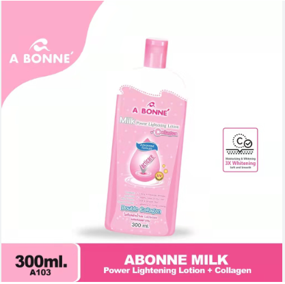 Abonne Milk Power Lightening lotion W/ Collagen 300ML ( A103 )
