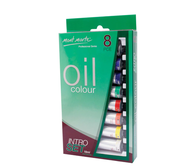 Oil Paint Intro Set 8Pce X 18ML