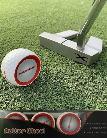 Golf Ball Putting Training Aid (3 Pack) – Golf Training System For Practice Green or Mat - Golf Putting Accuracy Trainer with Instant Feedback