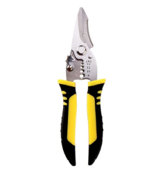 Multifunctional Wire Stripper Pliers Cable Cutter Crimping Stripping Hand Tool Rubber Handle