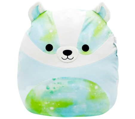 Squishmallows Banks 20 inch Jumbo Plush Blue Badger