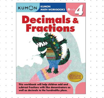 Kumon Grade 4: Decimals & Fractions - Trade Paperback