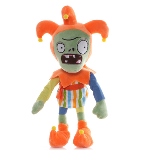 30CM Plants vs Zombies Plush Doll Peashooter SplitPea Clown Zombie Figures Soft Stuffed Toys Kids Halloween Gift Z5