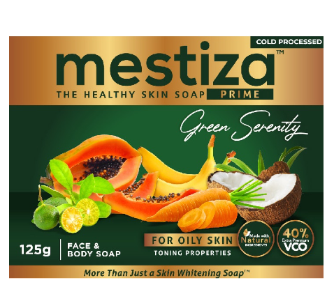 Mestiza Bar Soap Prime Green Serenity 125g