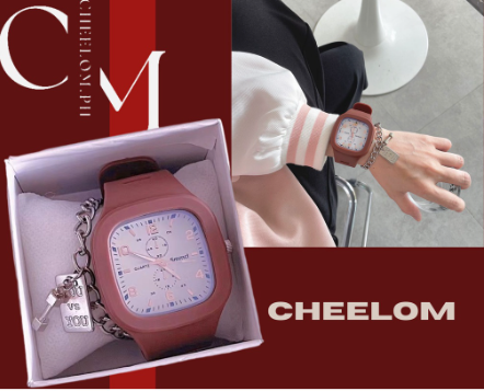 Women's Digital Watch New High-Value Square Minority