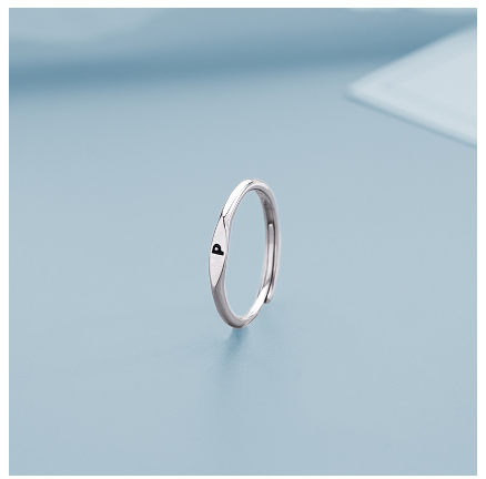 Fashion 925 Silver 26 A-Z Initial Letters Open Ring Birthday Jewelry Adjustable Gift For Women P