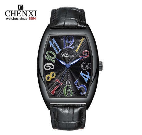 CHENXI CX-8217 Men Watches Top Brand Luxury Quartz Watch Men's Leather Waterproof 30M Watches Business Fashion Date Male Clock M5