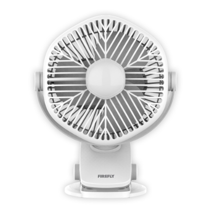 Firefly Rechargeable Clip-on Fan with Night Light