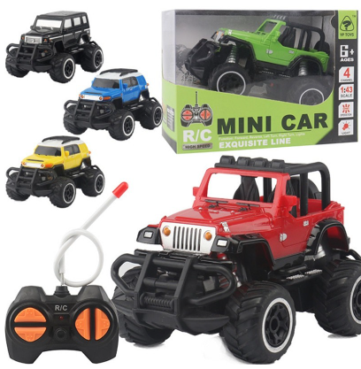 Mini RC Car 1:43 Electric Wireless Remote Control Off-road Vehicle Outdoor Racing Simulation Model