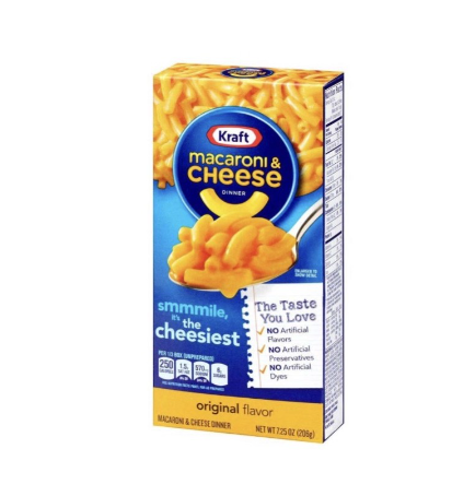 Kraft Macaroni and Cheese Original Flavor 206g
