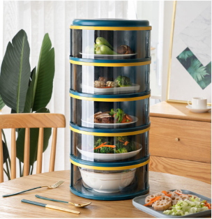 DHD 5Layer Household Multi-layer Food Storage Box Anti-flies Insulation