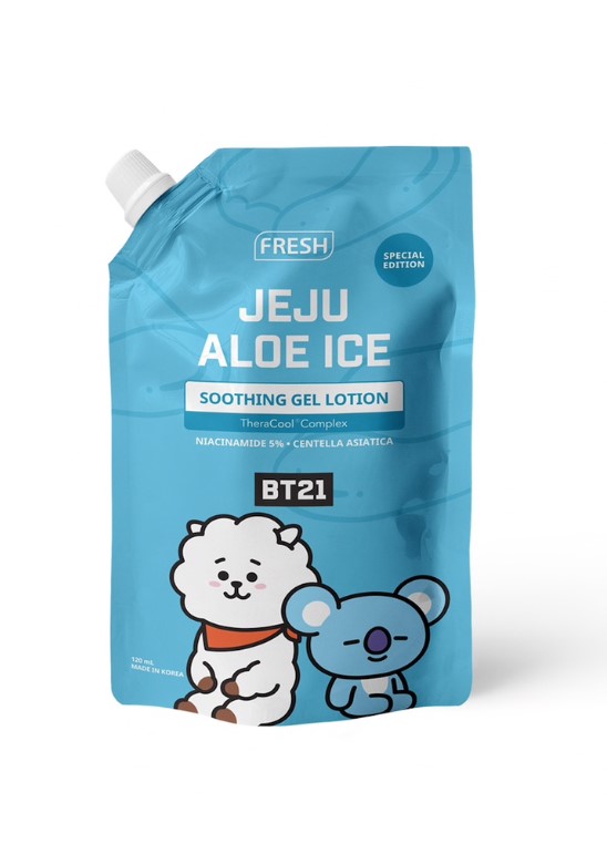 Fresh Jeju Aloe Ice Soothing Gel Lotion 120ml