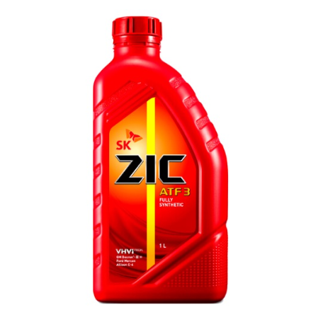SK ZIC ATF 3 (Dexron 3) Fully Synthetic Automotive Transmission Fluid 1 Liter