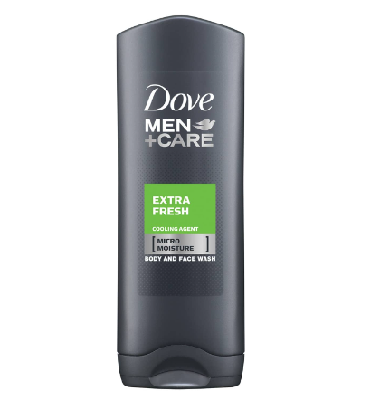 Dove Men+Care Extra Fresh Cooling Agent Micro Moisture Body And Face Wash 400ml