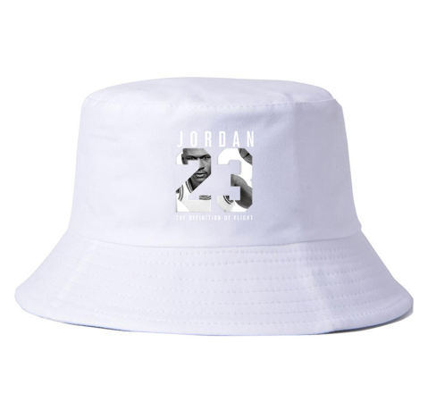 Fisherman Hat Outdoor Sun Visor Unisex Fashion Bucket Hat Jordan No. 23 topi Mancing Print Summer Leisure beach Hat