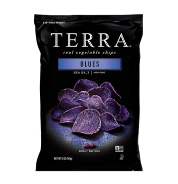 Terra Real Vegetable Chips Blues Sea Salt  141g