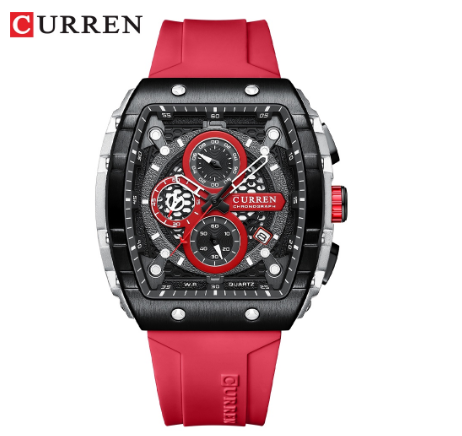 CURREN Original Brand Men's Watch Multifunctional Timing Luminous Fashion Business Sports Quartz Waterproof 8442 X M5