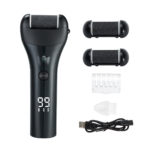Electric Callus Remover with LED Display Foot Scrub Foot File Foot Spa Set