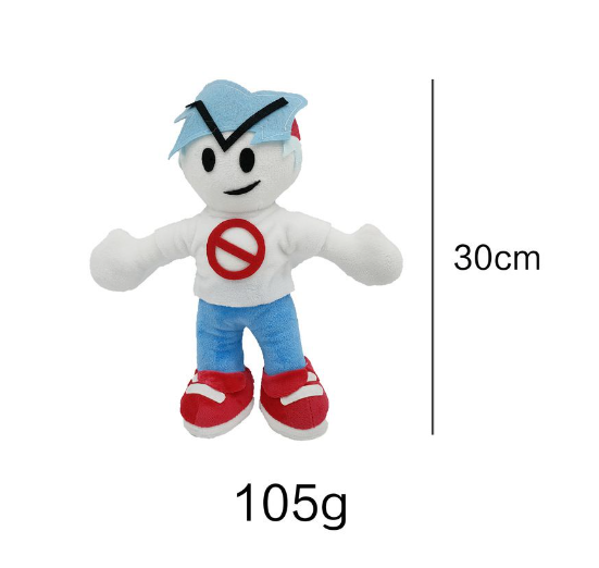 Game Friday Night Funkin Plush Toy FNF Girlfriend Boyfriend Captain Pico Whitty Monster Stuffed Toys Plushie Plush Doll R