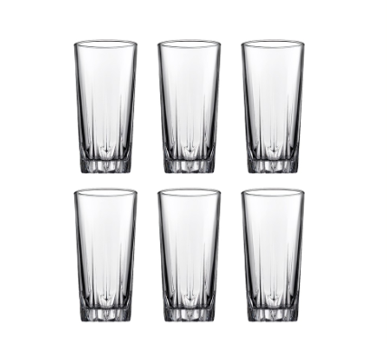 Pasabahce Karat Long Drink 330cc 11oz, Set of 6 (52888)