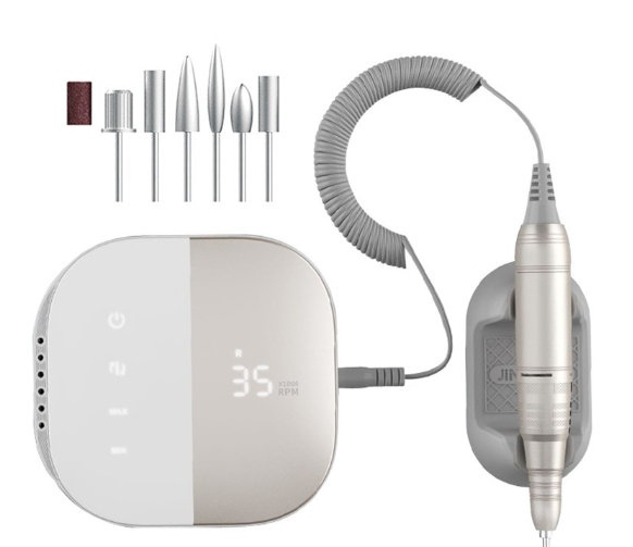 New Design Nail Drill 35000 RPM Electric Nail File HD Display Metal Manicre Machine for Nail Art Equipment Nail Sander