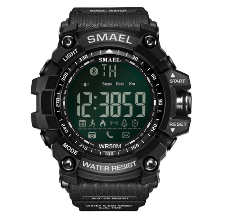 SMAEL 1617B Men's Sports Watch Top Luxury Brand Military 50M Waterproof Watch Multifunctional Luminous Clock LED Digital Watch 0010