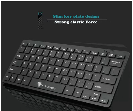 FIREWOLF Mini Keyboards Universal USB Multimedia For PC laptop