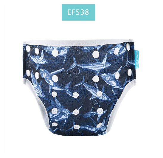 HappyFlute New Print Breathable Mesh Fabric Adjustable Pool Pant Swimming Pool Diaper Cover Reusable Washable Summer Baby c4