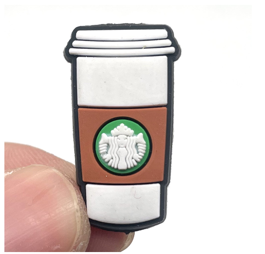 Cute Coffee Jibits Croc Milk Tea Jibitz Charm Pin Milktea Shoe Charms Starbucks Croc Jibbits for Men Shoes Accessories Decoration MT8