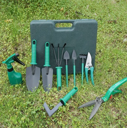 10 PCS/Set Garden Tools Set Shovel Rake Clippers Household Gardening Planting Kit Clipping Weeding