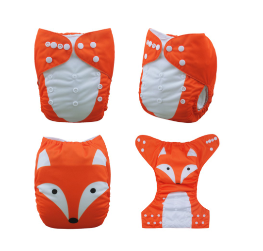 Alva Baby Cloth Diapers Washable Reusable Real Cloth Pocket Nappy Diaper Only D30