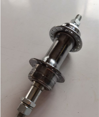 Rear Hub 14G Steel 36 Holes with Spacer Double Thread