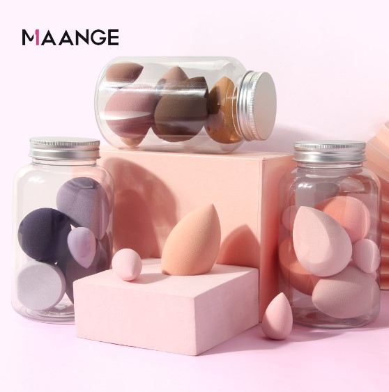 Maange Beauty Blender Makeup Sponge Set Cosmetic Puff Foundation 7 Pcs