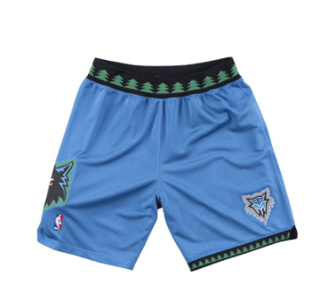 2003 Shorts Men's Vintage Soccer Shorts AU Player Edition NBA Timberwolves