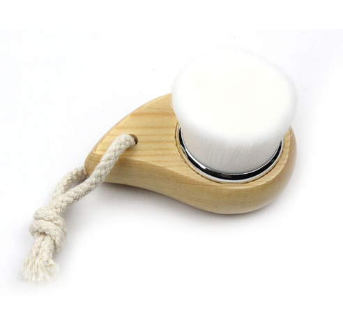 Soft Hair Face Wash Brushes Bamboo Charcoal Facial Cleansing Brush Massage Pore Cleanser Face Beauty Skin Care Cleaning Tools Silver