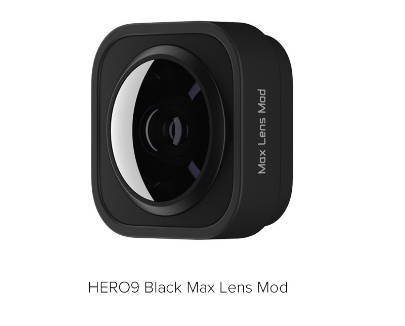 GoPro Max Lens Mod HERO11/10/9 Black, up to 2.7K60 and an ultra-wide 155˚ FOV digital lens