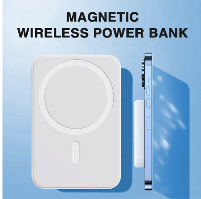 5000mAh Wireless Magnetic Fast Charging Powerbank Strong Magnet Force