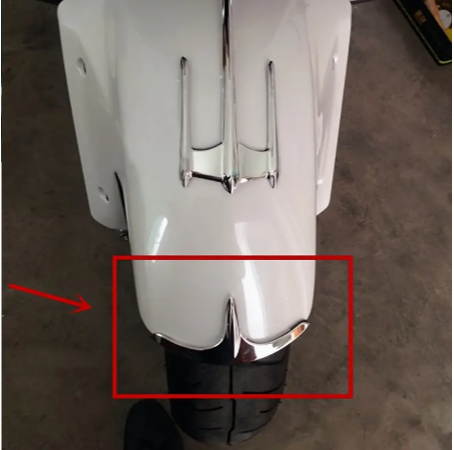 Chrome Motorcycle Front Fender Fairing Tip For Honda Golden Wing GL1800 2001-2011