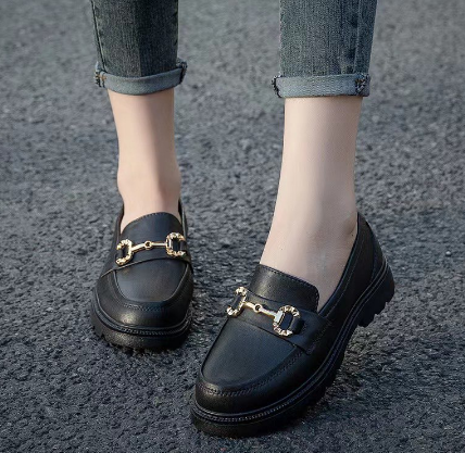 New Thick-Sole Loafers Shoes For Women